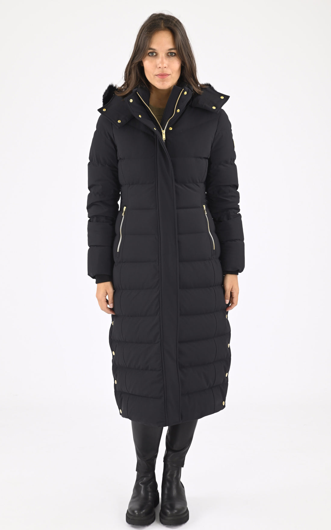 A &quot;JOCADA SH GOLD M34LP227GS&quot; Noir Moose Knuckles man_doudoune Femme closed photo