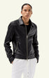 A "RANDOM" Noir Serge Pariente Blouson Homme opened photo