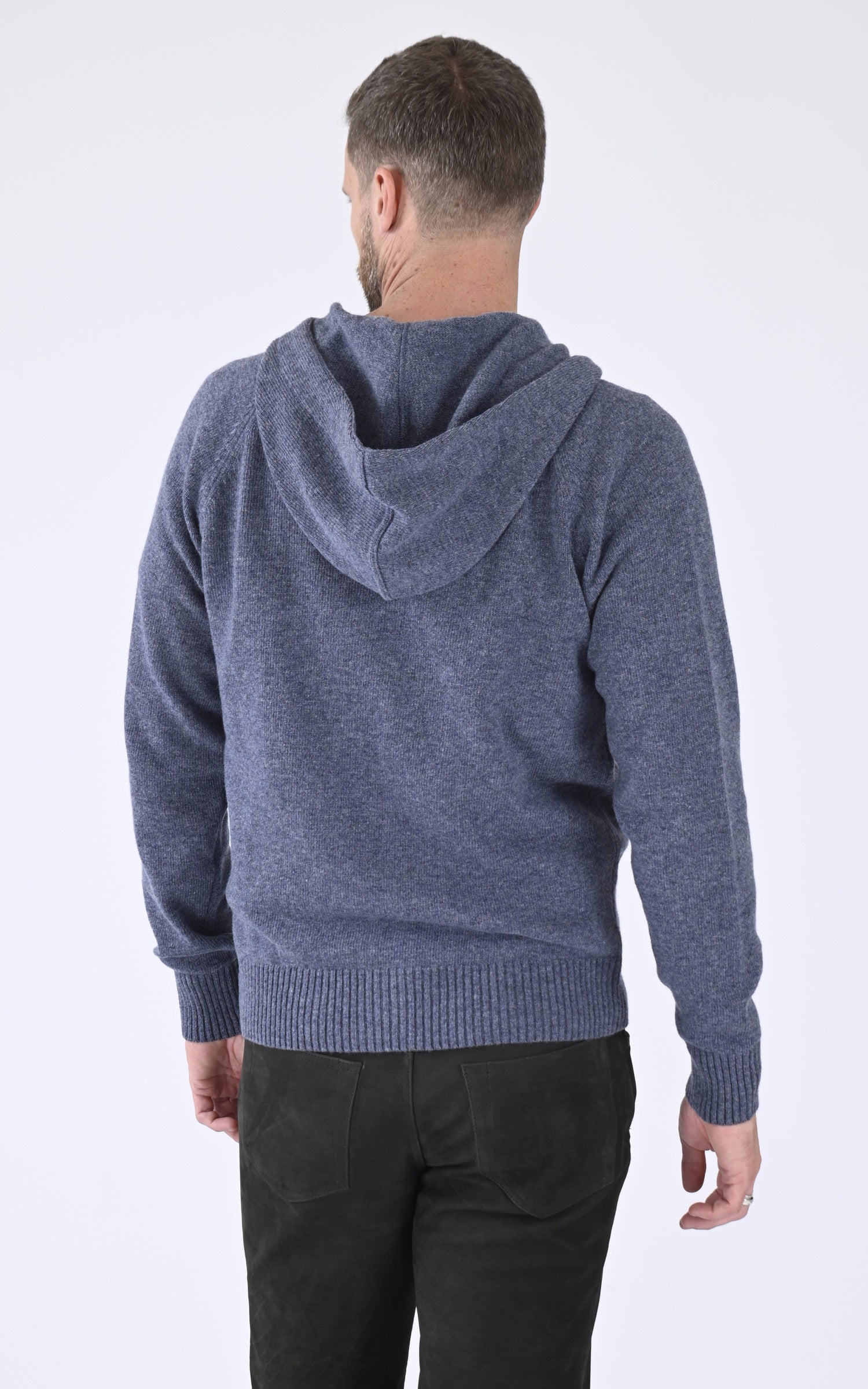 A &quot;MARCY LAMBSWOOL K2112SW&quot; Bleu K-Way Gilet Homme back photo 3