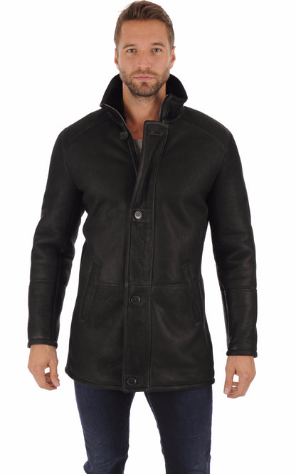 A &quot;CHRISTIAN&quot; Noir Maddox 3/4 Homme closed photo