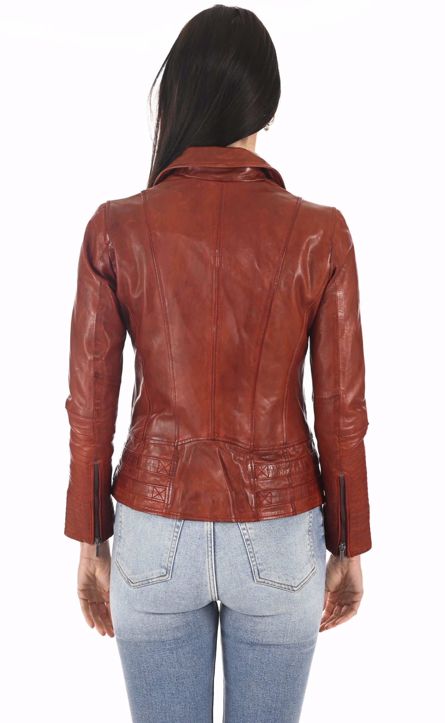A &quot;JULIETTE 100096&quot; Rouge Rose Garden Blouson Femme back photo 4