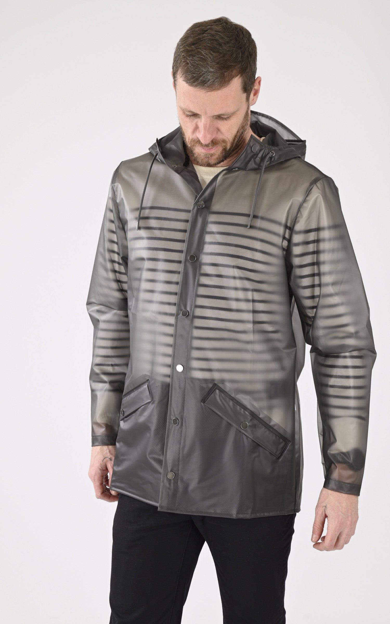 A &quot;12010 JACKET&quot; Gris Rains Veste Mixte closed photo 1
