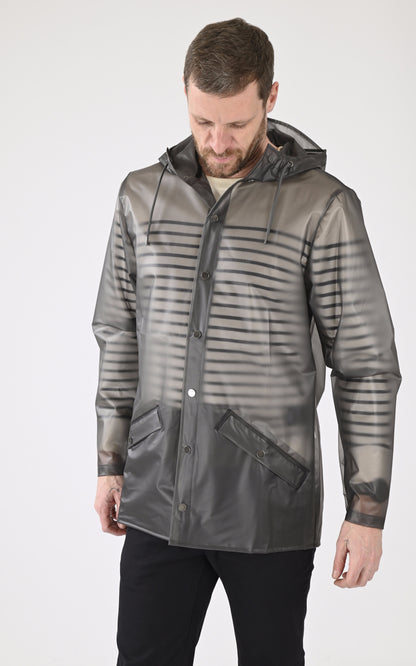 A &quot;12010 JACKET&quot; Gris Rains Veste Mixte closed photo