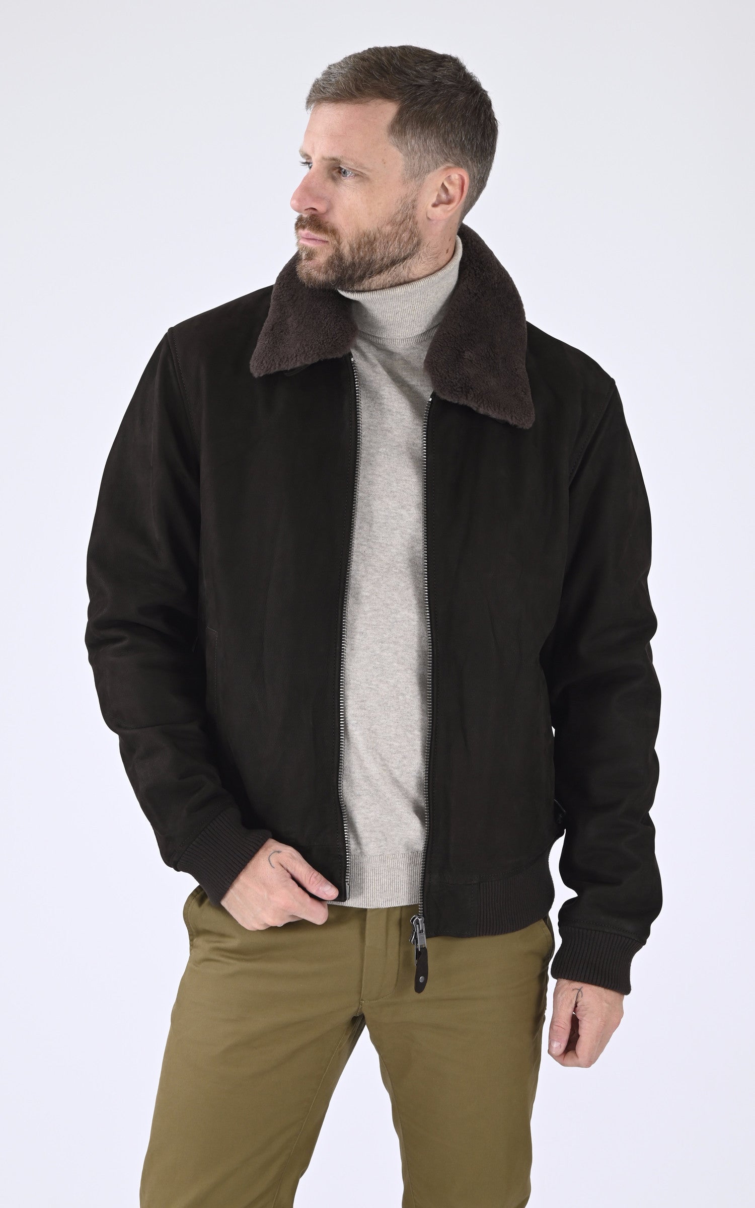 A &quot;L ORIGINAL&quot; Marron Serge Pariente Pilote Homme opened photo 1