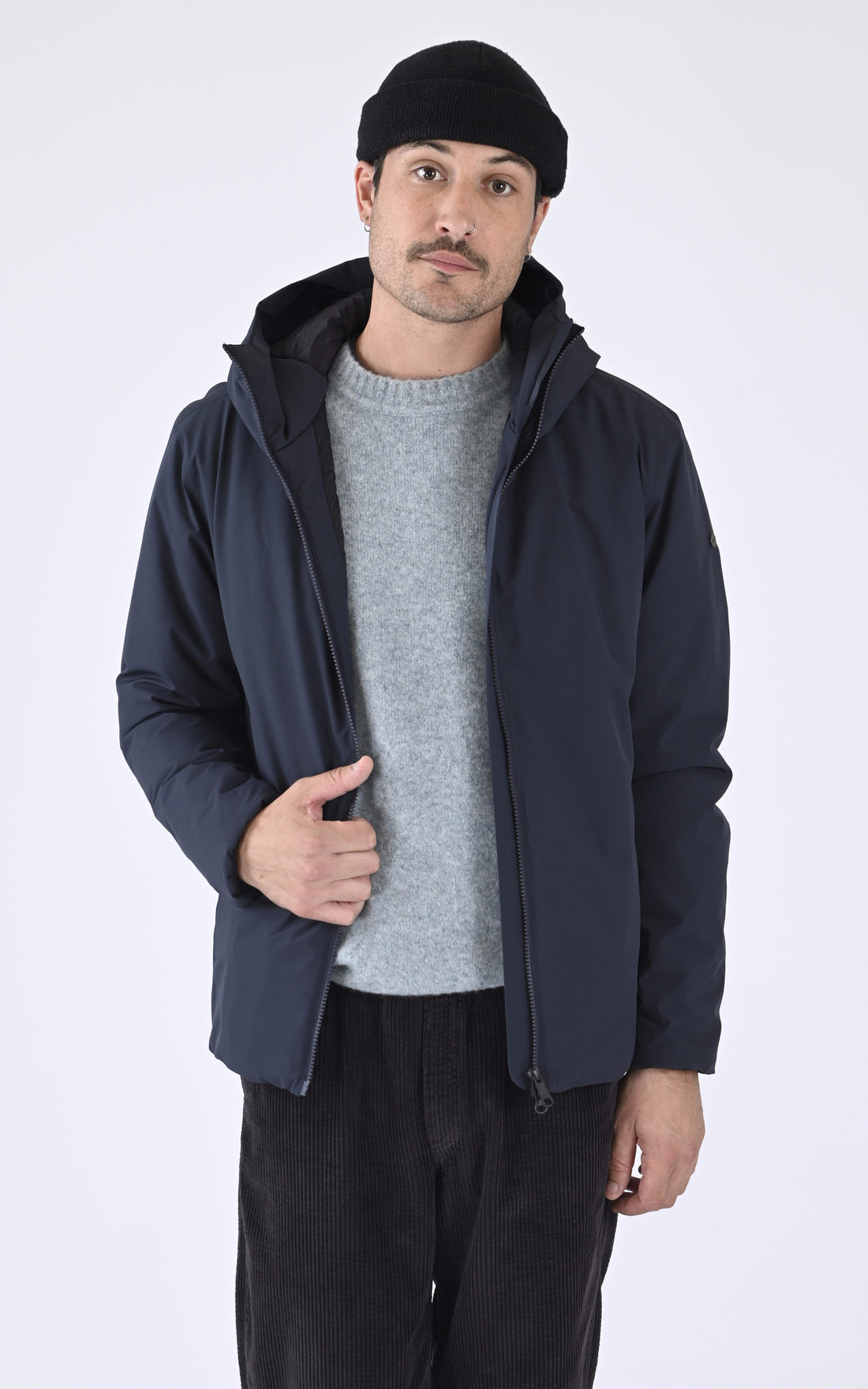 A &quot;NIMBUS&quot; Bleu Marine Scandinavian Edition Blouson Homme closed photo