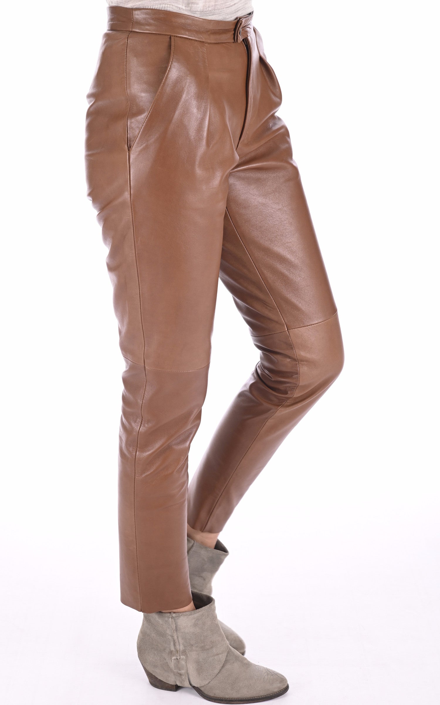 A &quot;INES&quot; Caramel La Canadienne Pantalon Femme interior photo 2