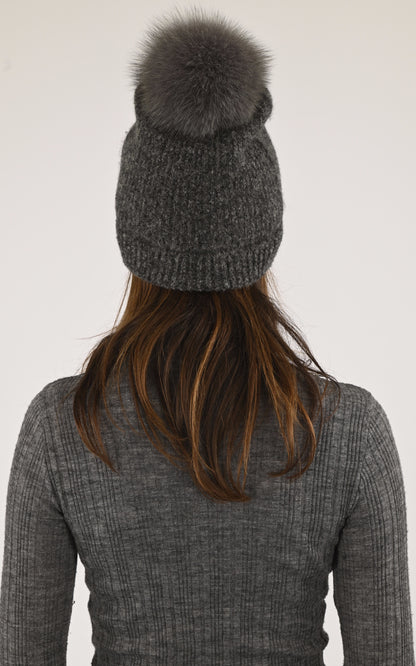A &quot;428/14&quot; Gris Lea Clement Bonnet Femme back photo