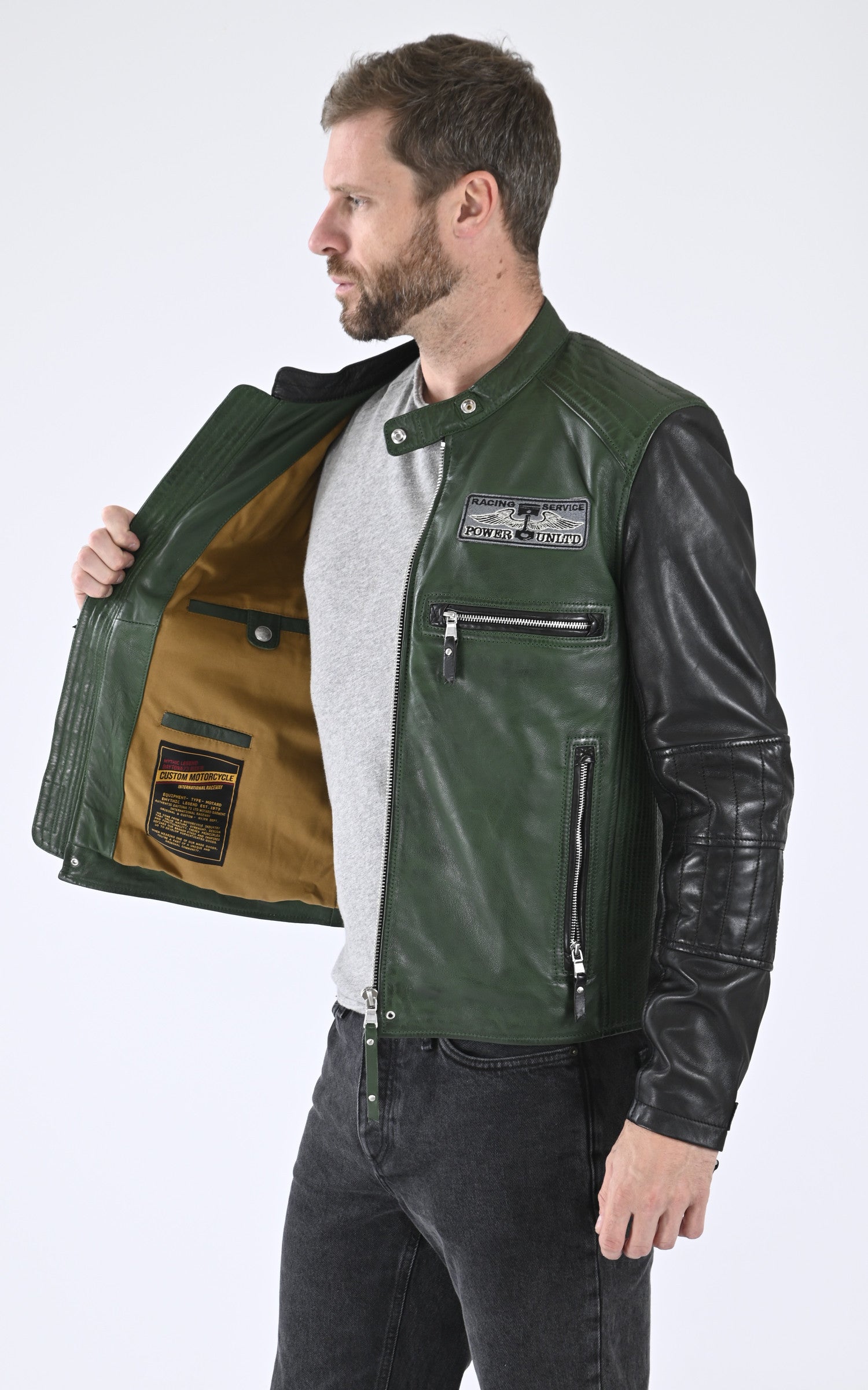 A &quot;ROSCODA 102788&quot; Vert Daytona 73 Blouson Homme interior photo 3