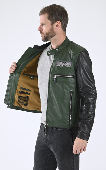A &quot;ROSCODA 102788&quot; Vert Daytona 73 Blouson Homme interior photo