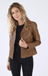A "OLYMPE 101964" Cognac Rose Garden Blouson Femme opened photo