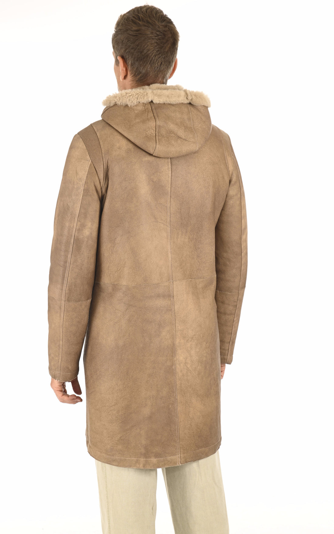 A &quot;227255&quot; Beige Artico 3/4 Homme opened photo
