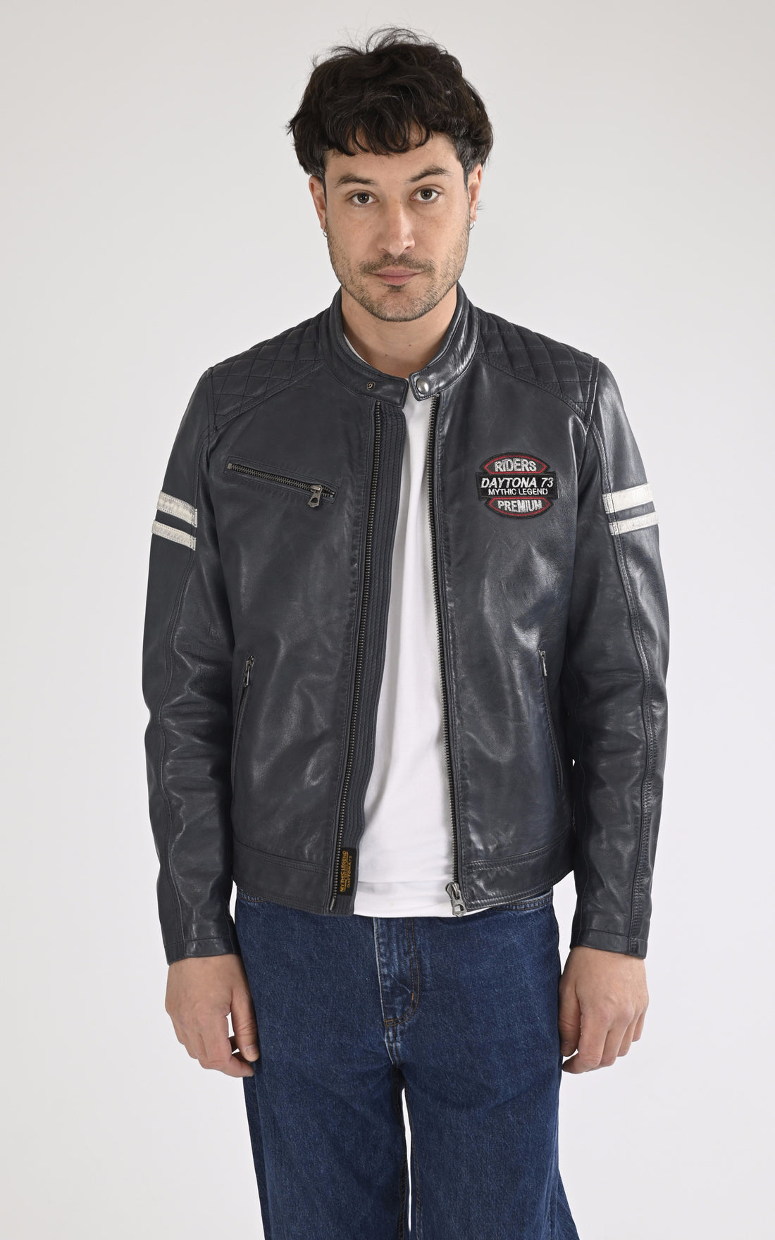 A &quot;SPENCER 104153&quot; Bleu Daytona 73 Blouson Homme opened photo