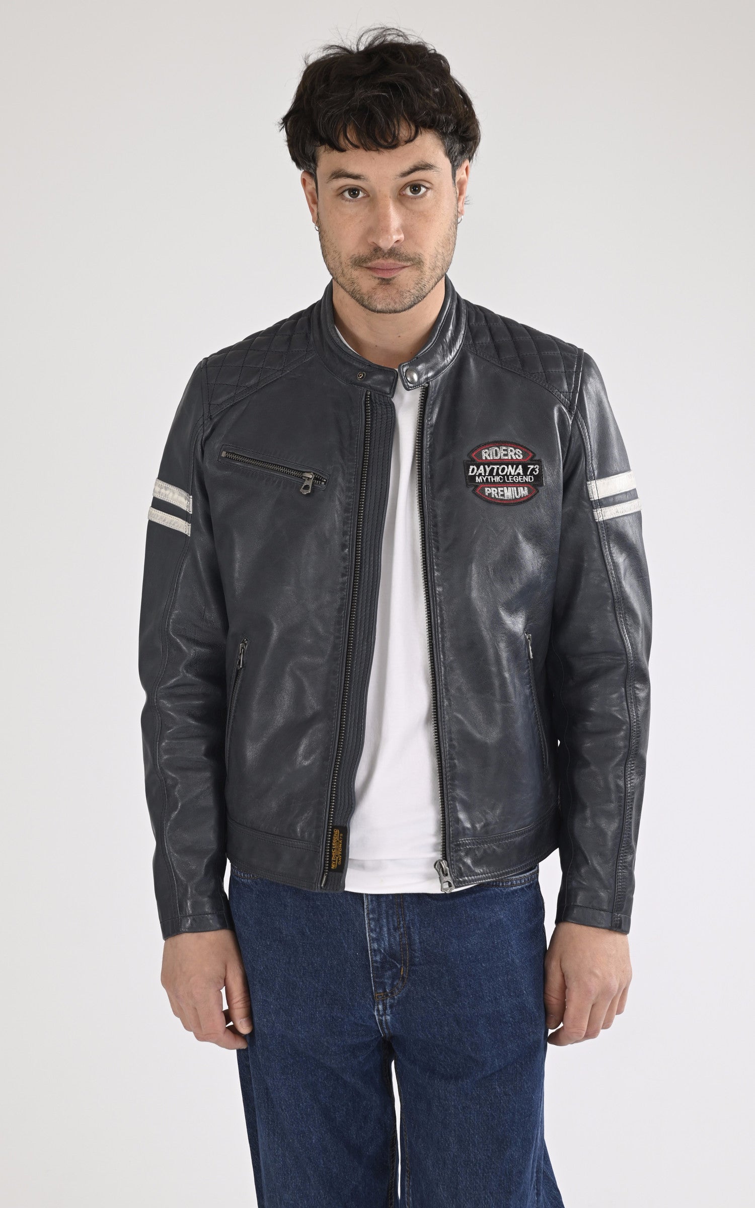 A &quot;SPENCER 104153&quot; Bleu Daytona 73 Blouson Homme opened photo