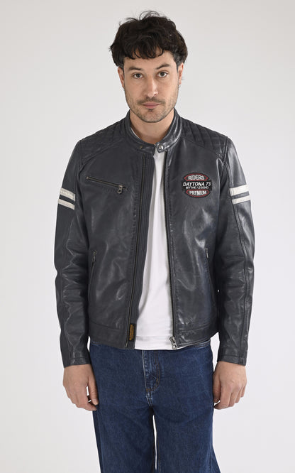 A &quot;SPENCER 104153&quot; Bleu Daytona 73 Blouson Homme opened photo