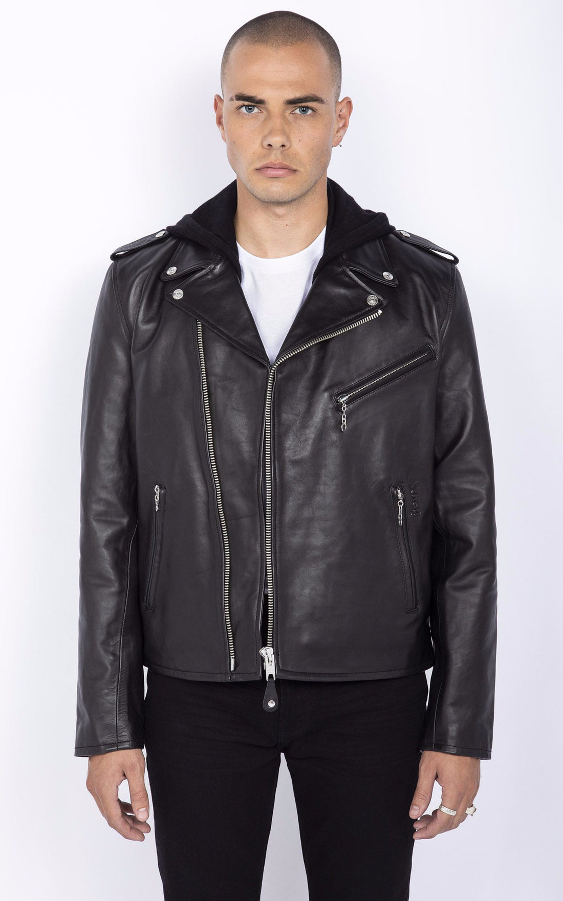 A &quot;LC1140 ICON&quot; Noir Schott Perfecto Homme opened photo