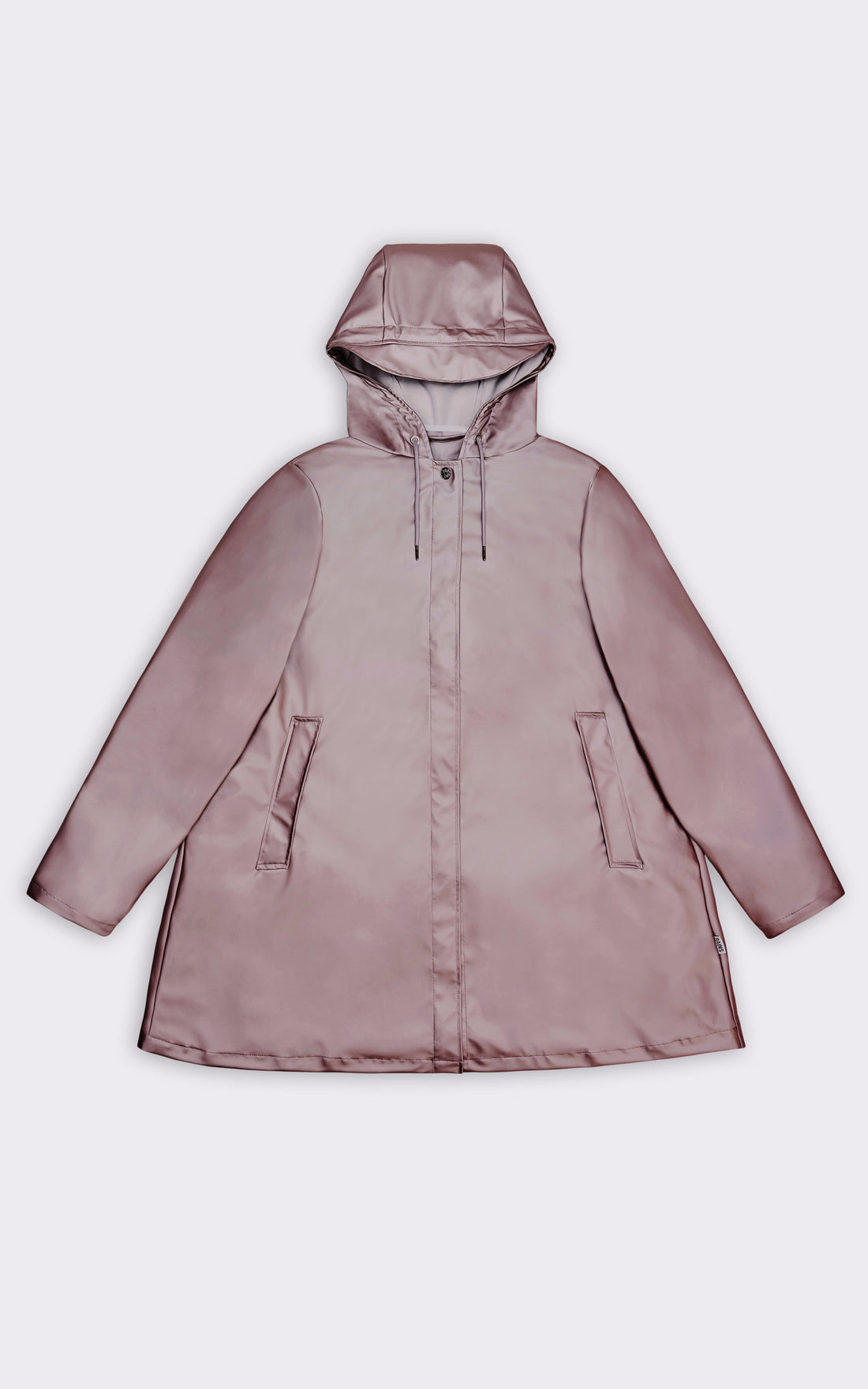 A "18050 A-LINE JACKET" Violet Rains 3/4 Femme opened photo