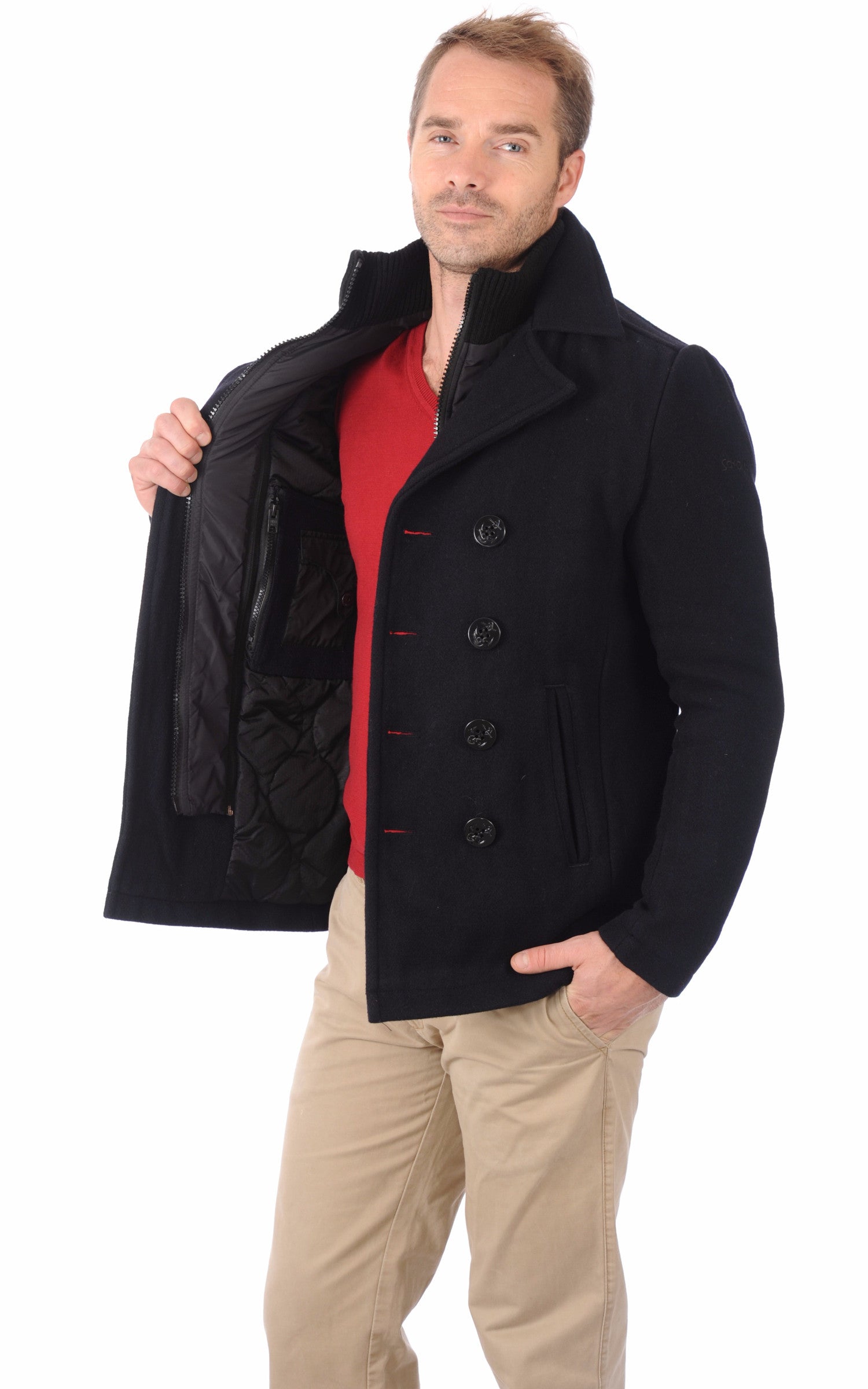 A &quot;CYCLONE2&quot; Marine Schott Veste Homme interior photo 3