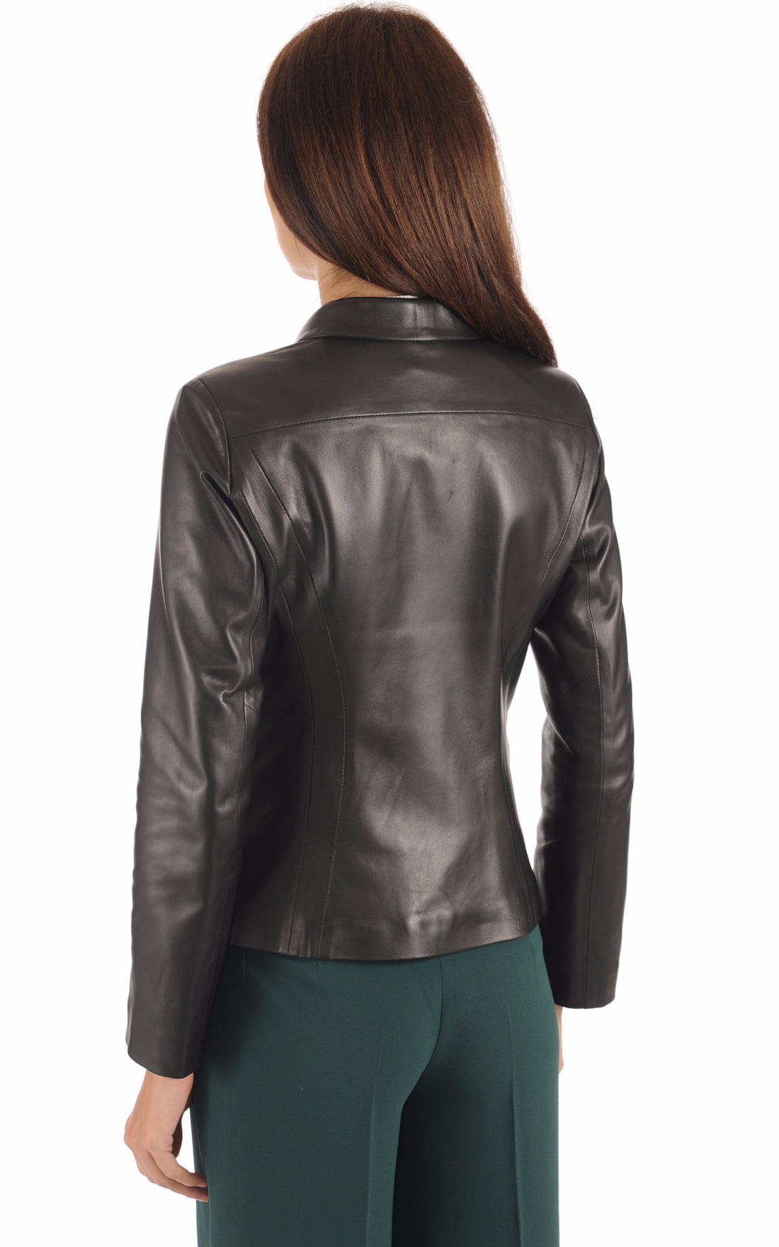 A &quot;JEANNE FF&quot; Noir La Canadienne Blouson Femme closed photo
