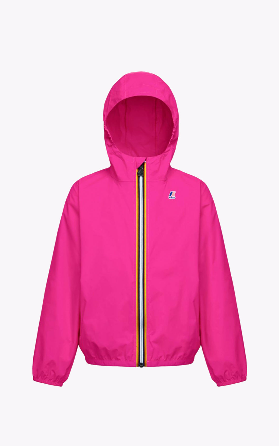 A &quot;CLAUDE KIDS 22HK81253W&quot; Rose K-Way Blouson Enfant opened photo