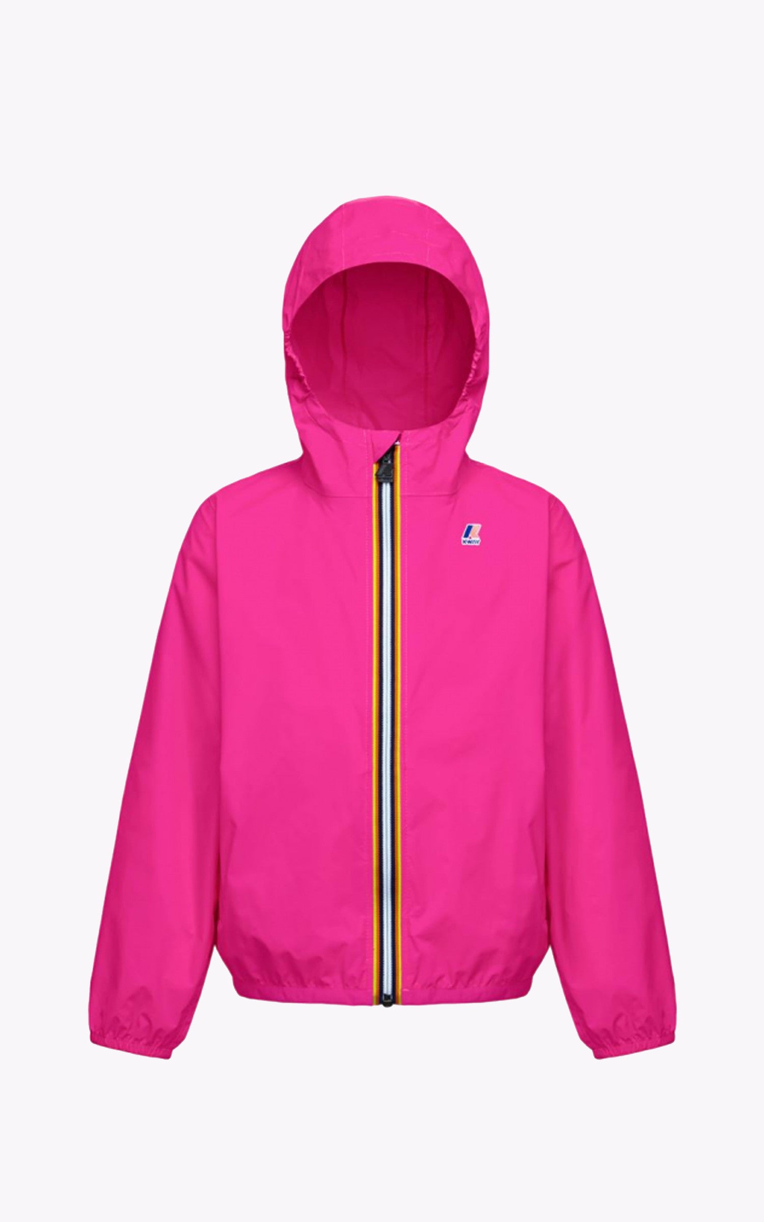 A &quot;CLAUDE KIDS 22HK81253W&quot; Rose K-Way Blouson Enfant closed photo
