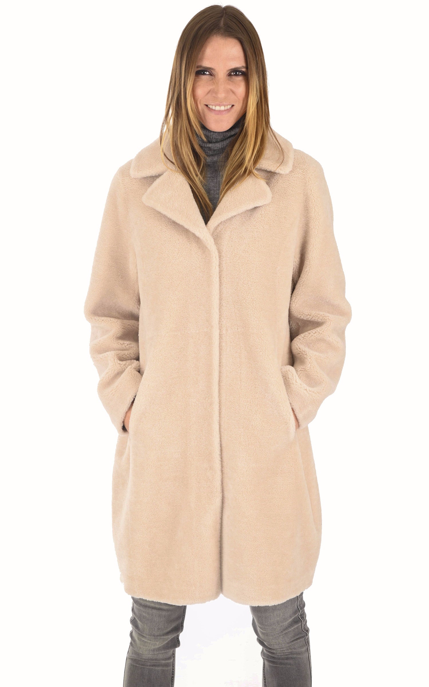 A &quot;VENUS&quot; Beige Oakwood 7/8 Femme closed photo