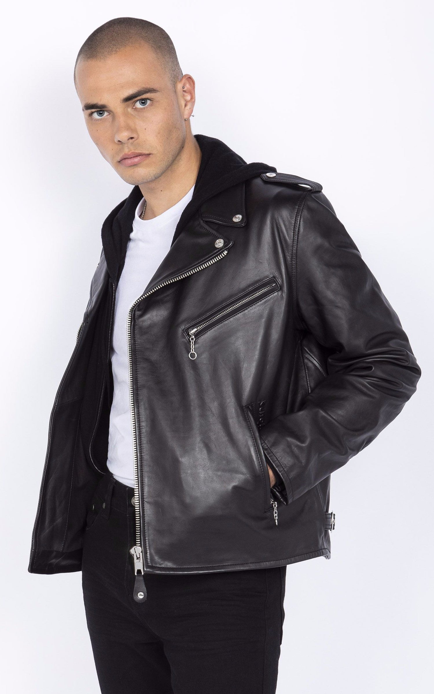 A &quot;LC1140 ICON&quot; Noir Schott Perfecto Homme closed photo