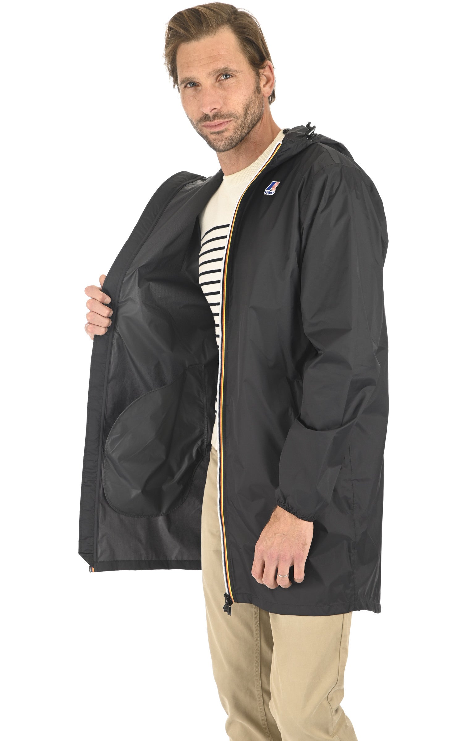 ふゆ Coupe-vent Le vrai 3.0 Eiffel mixte noir K-way - La Canadienne