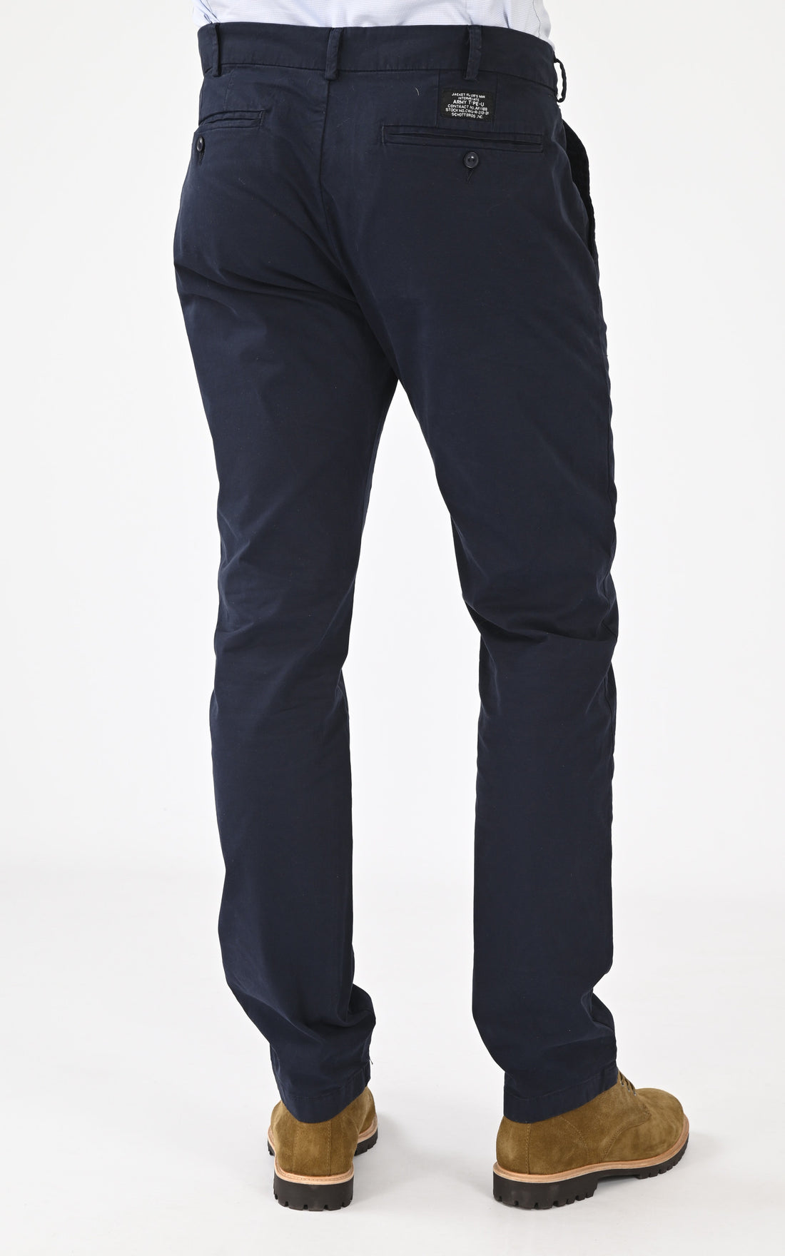 A &quot;TRJO70&quot; Bleu Schott Pantalon Homme opened photo