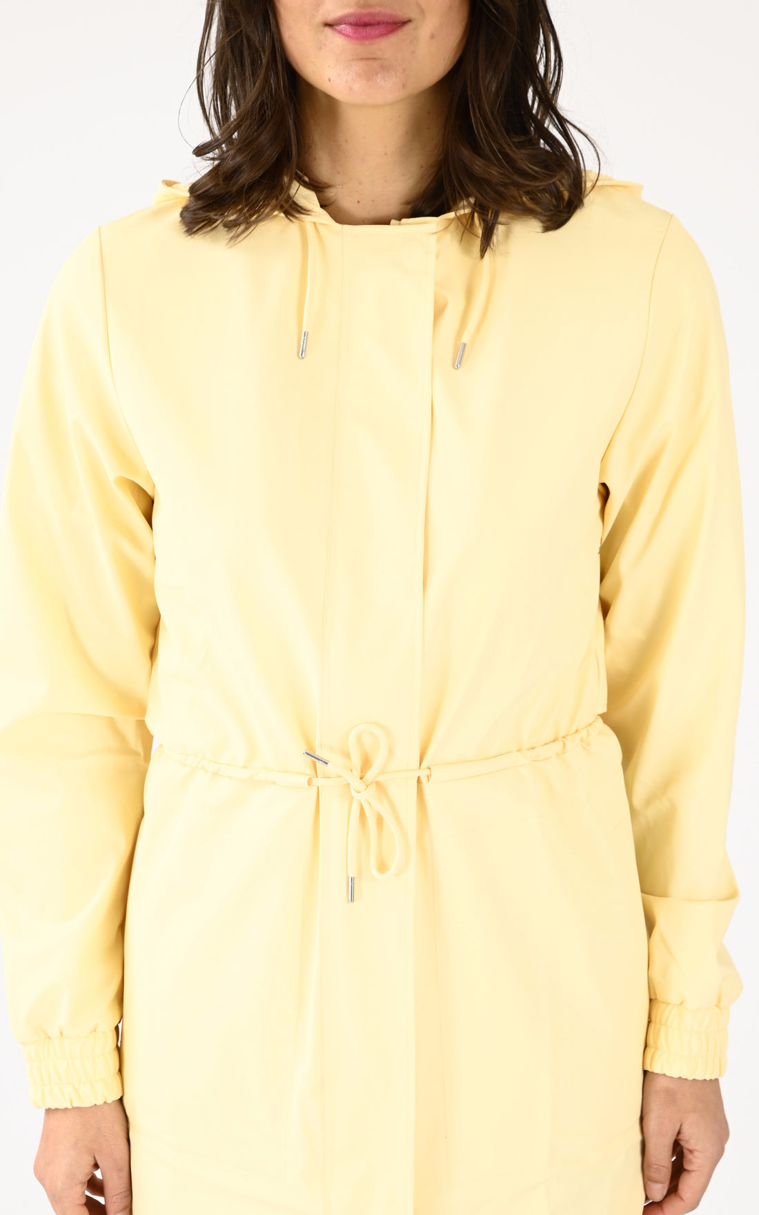 A &quot;18550 STRING PARKA&quot; Jaune Rains 7/8 Femme opened photo