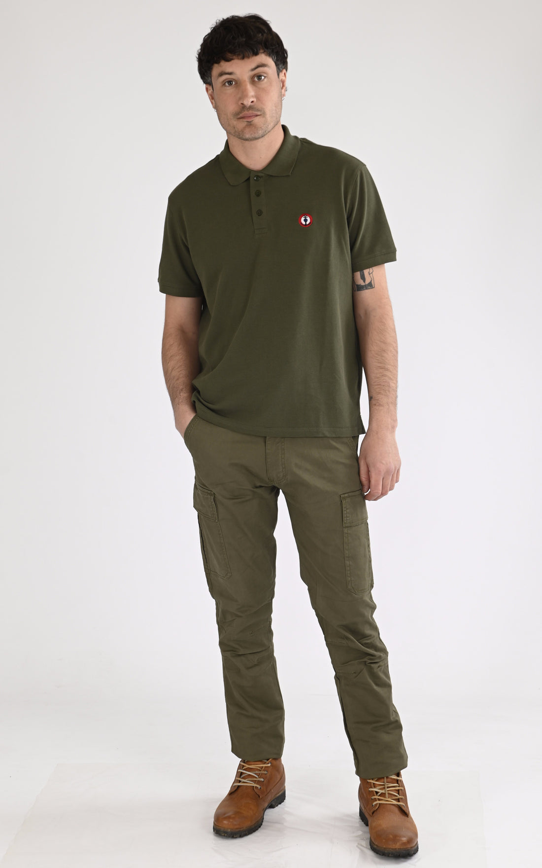 A &quot;PHENOM MN&quot; Kaki Marine Nationale Pantalon Homme opened photo