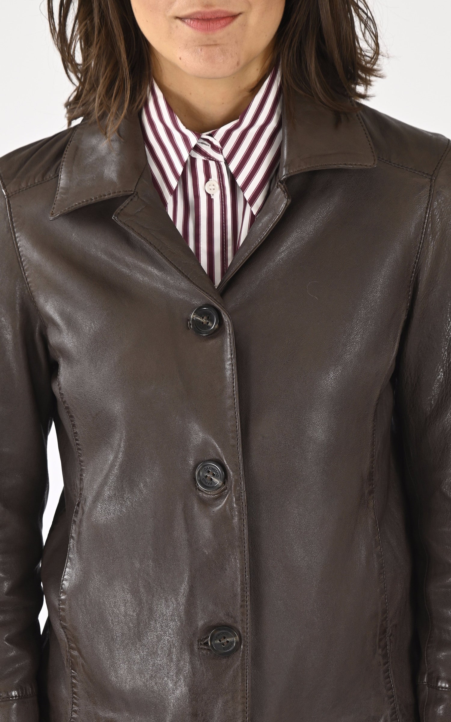 A &quot;LEXIA 64966&quot; Marron Oakwood Veste Femme details photo