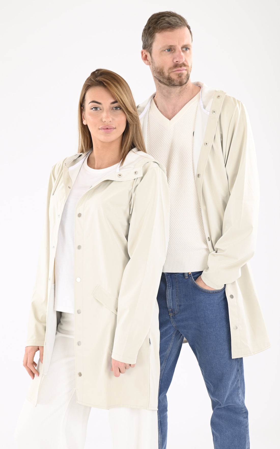 A &quot;12020 JACKET&quot; Gris Rains 3/4 Mixte bonus photo