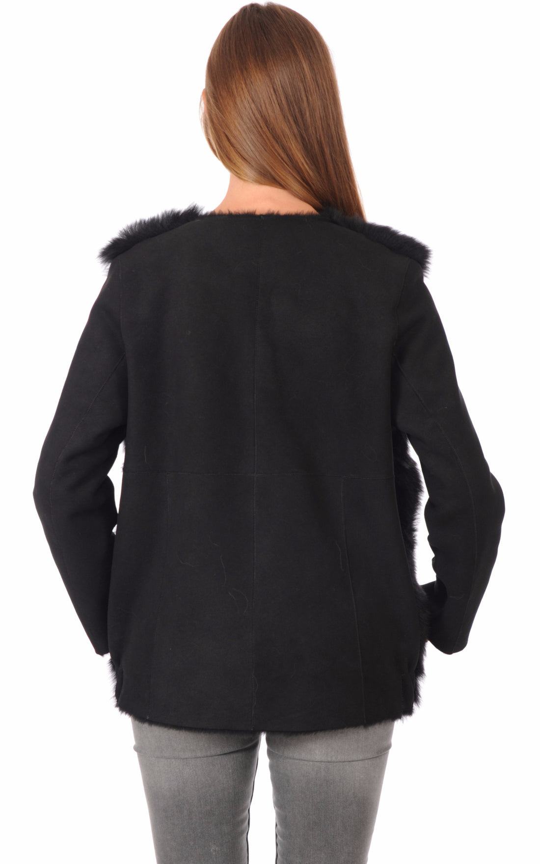 A &quot;LEONIE&quot; Noir JS Vassal Veste Femme opened photo