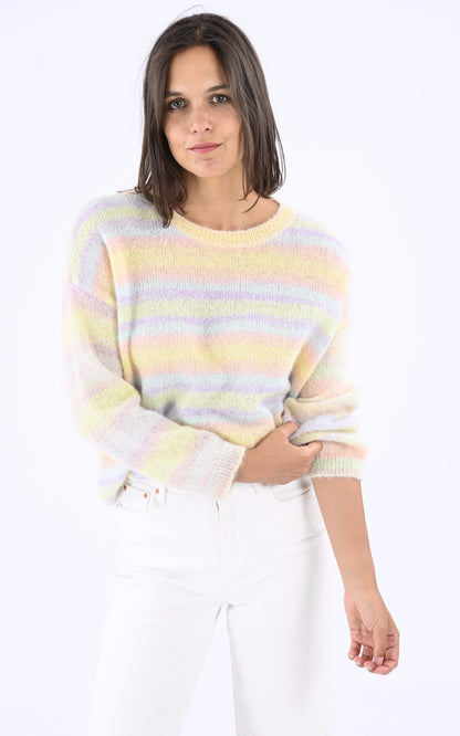 A &quot;MABELLO&quot; Multi Les Tricots de Léa Pull Femme opened photo