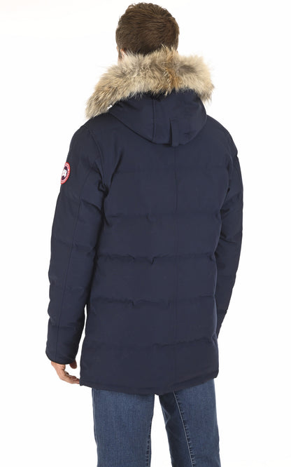 A &quot;CARSON 3805M&quot; Atlantic Navy Canada Goose Bl Doudoune Homme back photo