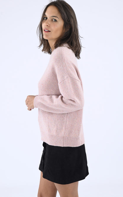 A &quot;MARCELLO&quot; Rose Les Tricots de Léa Pull Femme interior photo