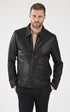 A "LC CLASSIC BLCK" Black Schott Blouson Homme closed photo