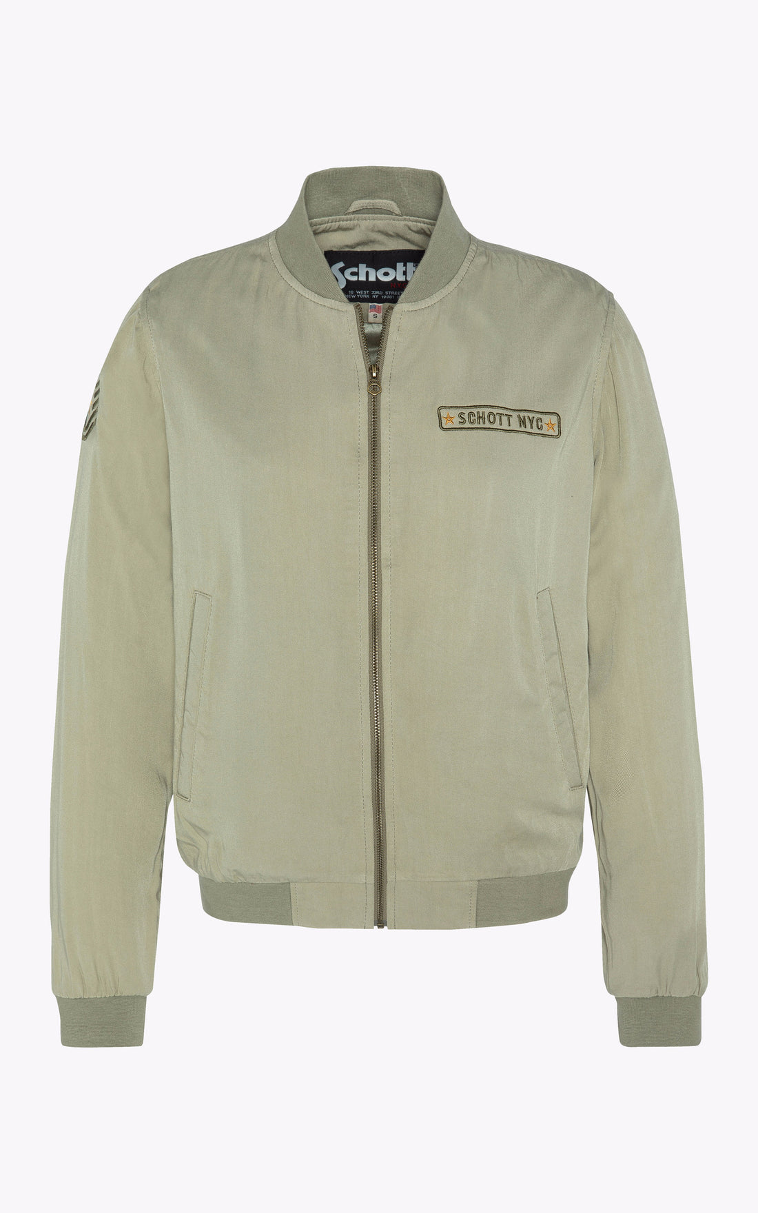 A &quot;JKTCALIPSOW&quot; Vert Schott Blouson Femme opened photo