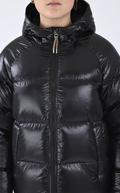 A &quot;STEN 4&quot; Noir Pyrenex Ves Doudoune Enfant details photo