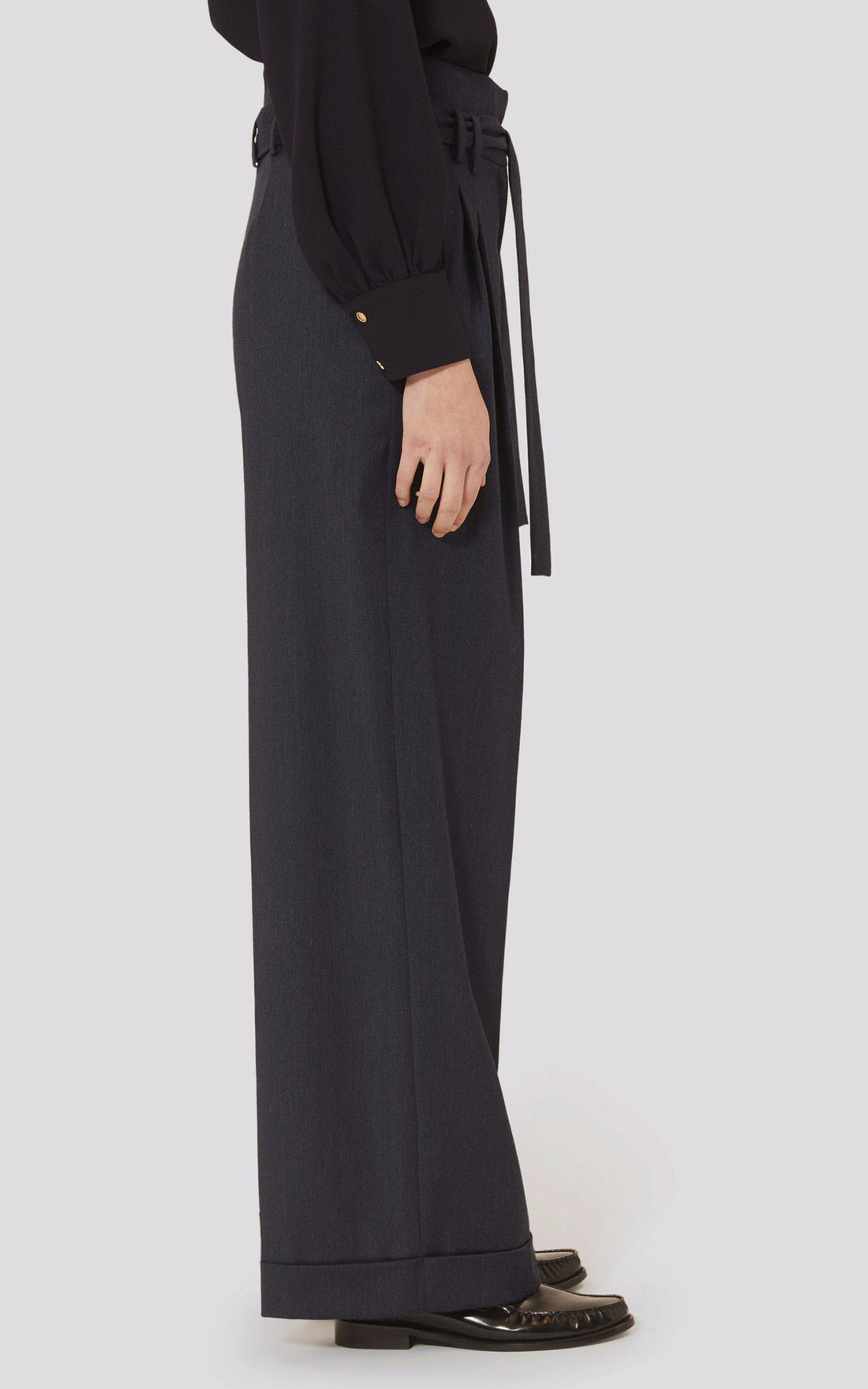 A &quot;PIA&quot; Bleu Tara Jarmon Pantalon Femme opened photo