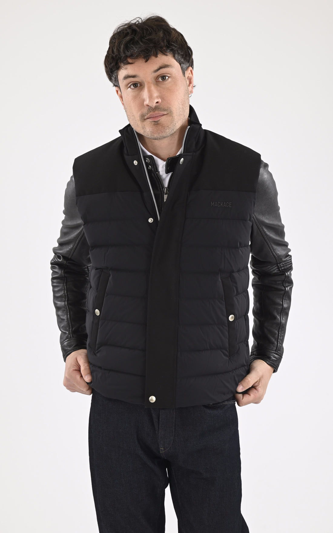 A &quot;BRODY&quot; Noir Mackage gil_doudoune Homme opened photo