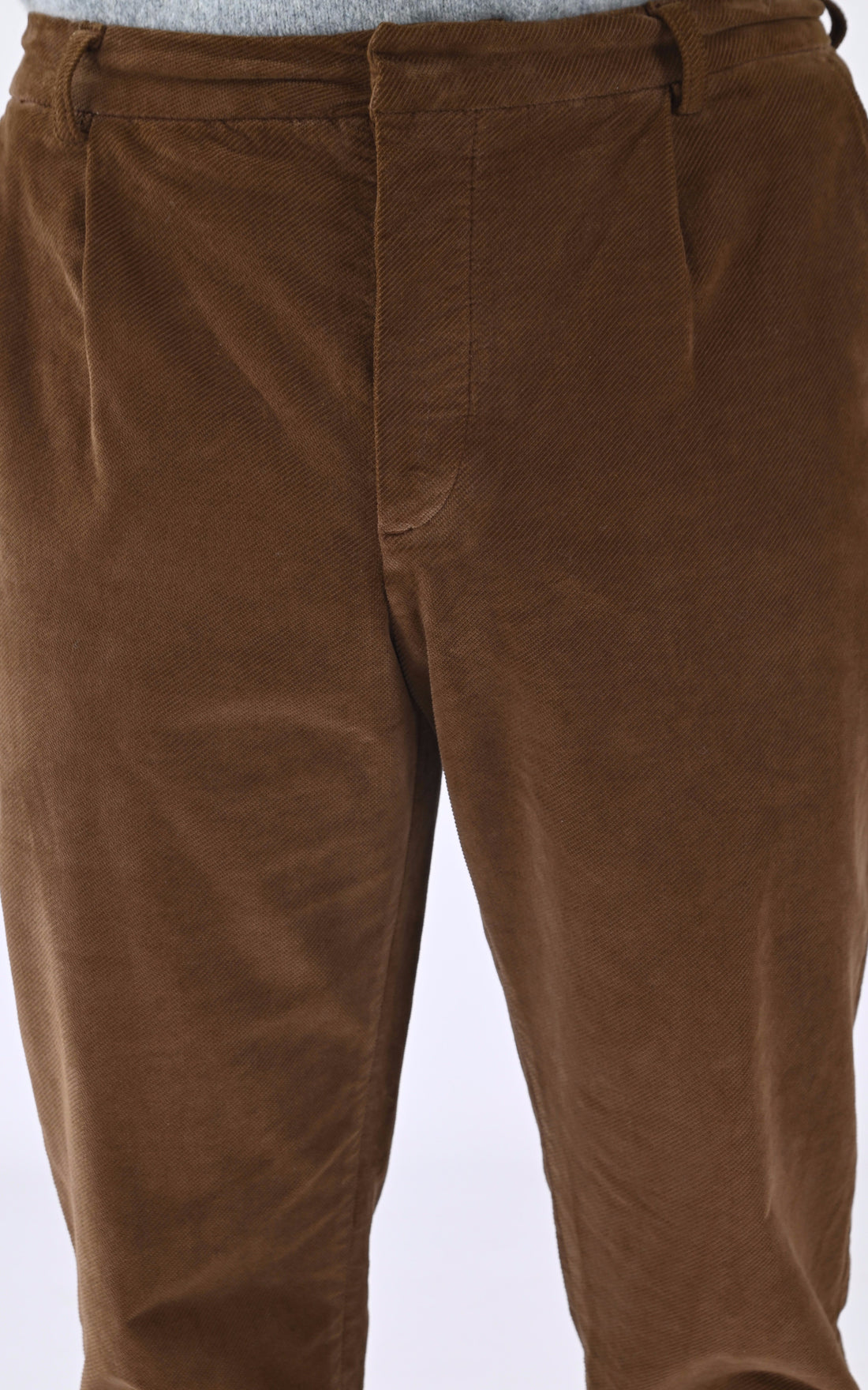 A &quot;FRANCOIS VELOURS P026TI120&quot; Marron Maison Standards Pantalon Homme opened photo