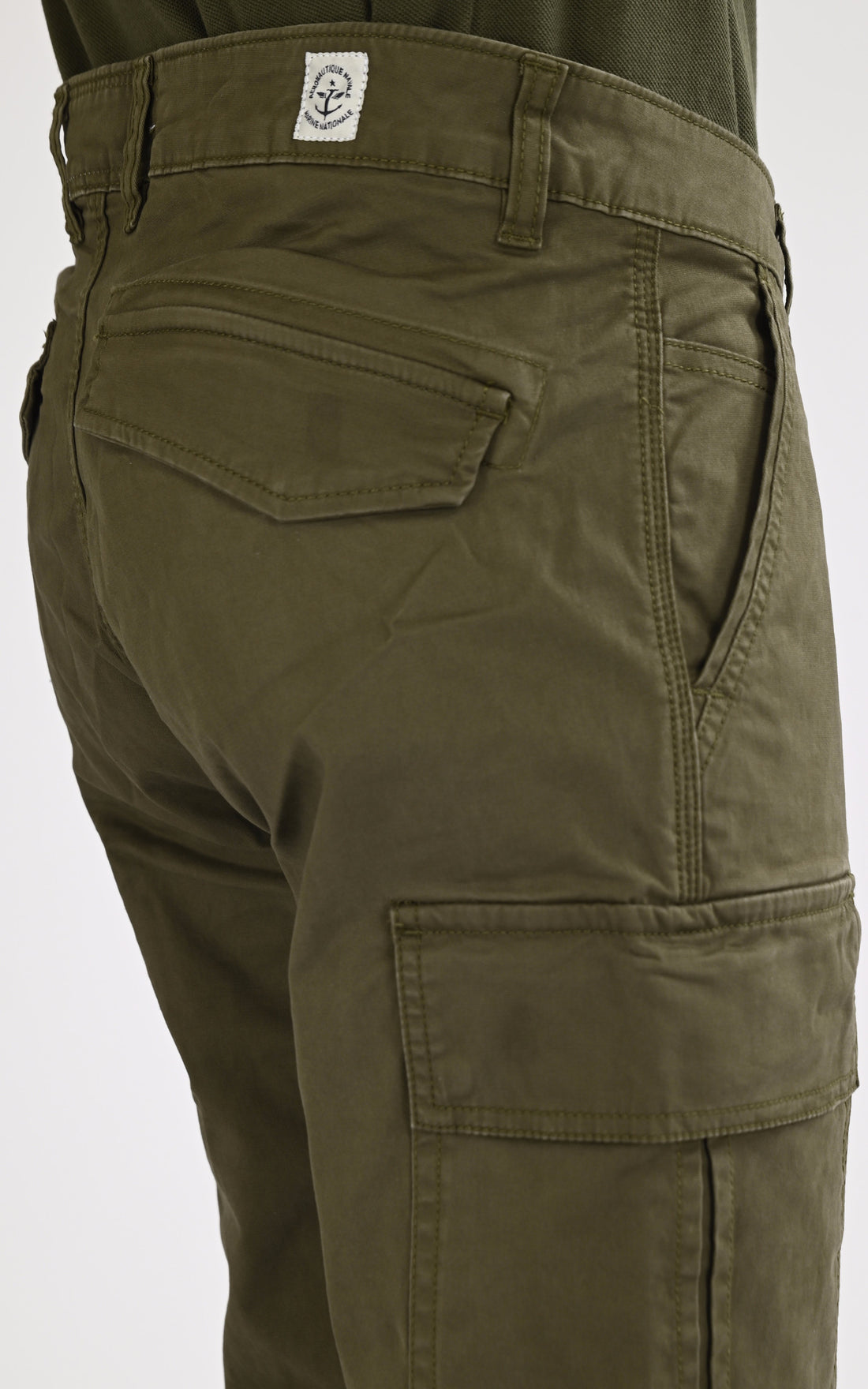 A &quot;PHENOM MN&quot; Kaki Marine Nationale Pantalon Homme opened photo