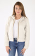 A "DIVINE LIGHT K2132CW" Beige K-Way Gilet Femme closed photo