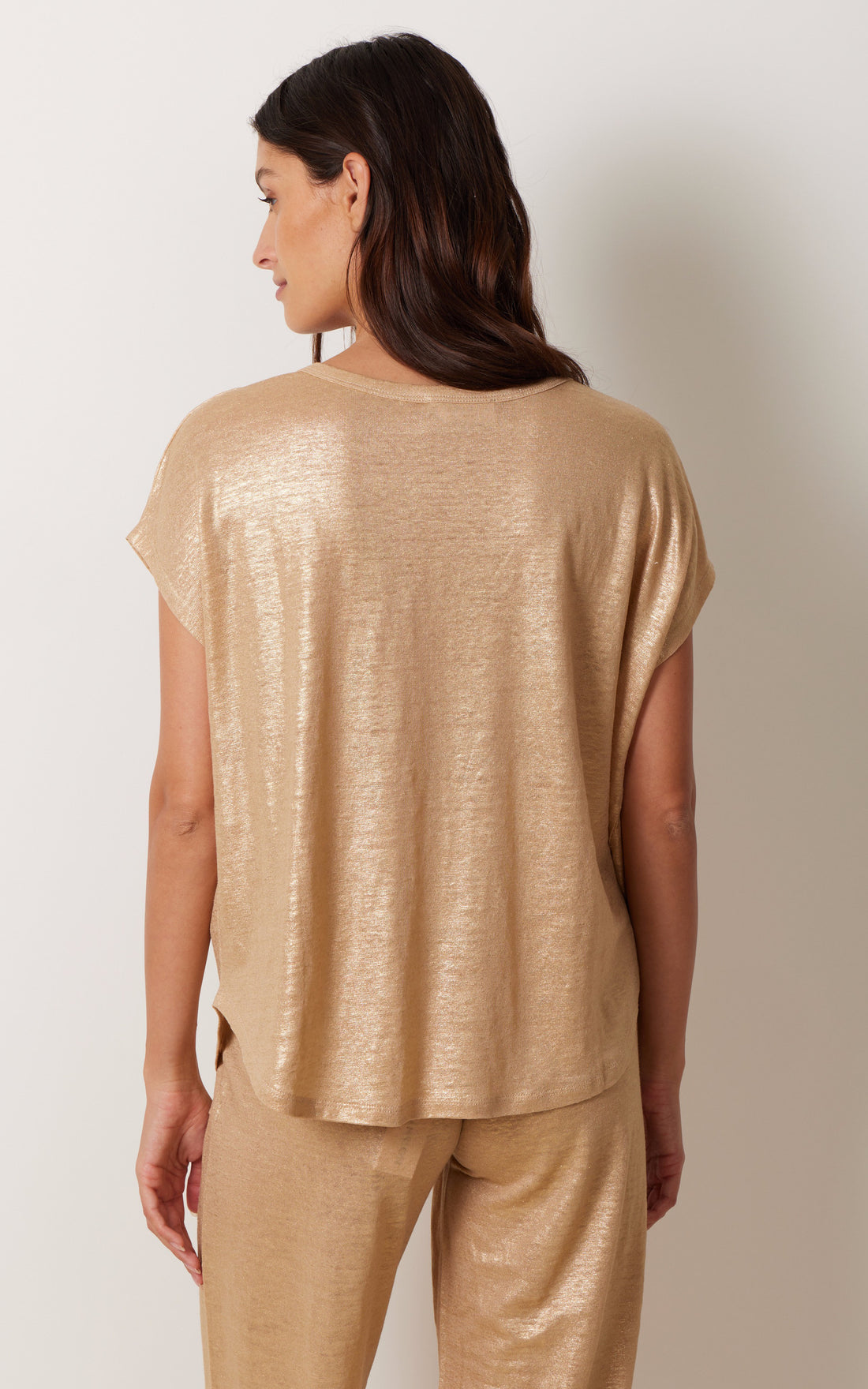 A &quot;TESS 4405104&quot; Gold Notshy T-shirt Femme opened photo