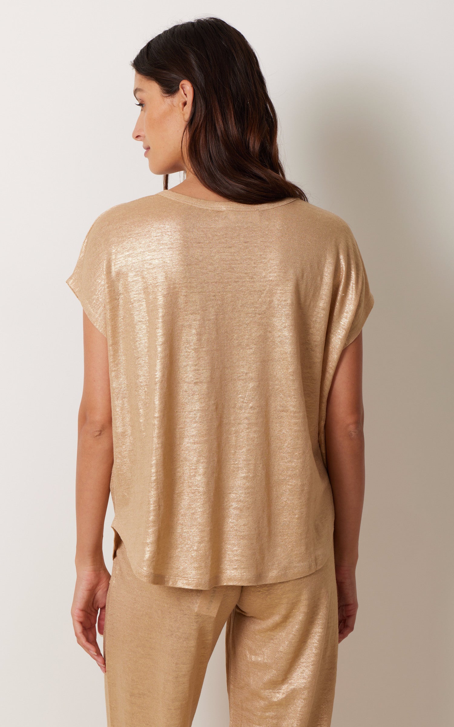 A &quot;TESS 4405104&quot; Gold Notshy T-shirt Femme back photo 4