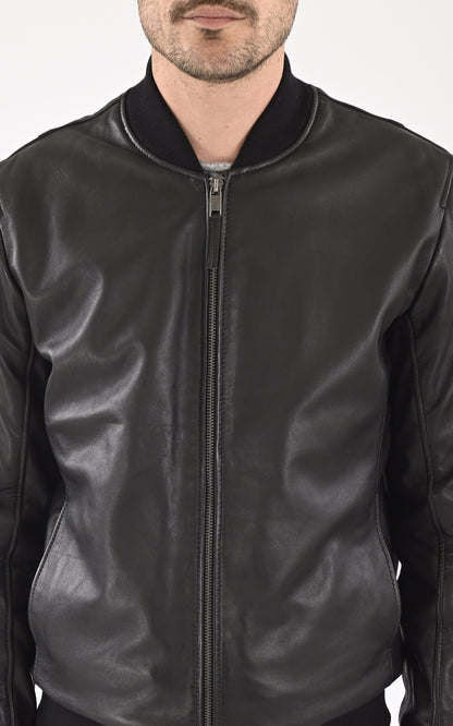 A &quot;TEDDY&quot; Noir La Canadienne Blouson Homme details photo