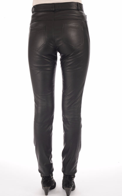 A &quot;JEAN&quot; Noir La Canadienne Pantalon Femme back photo