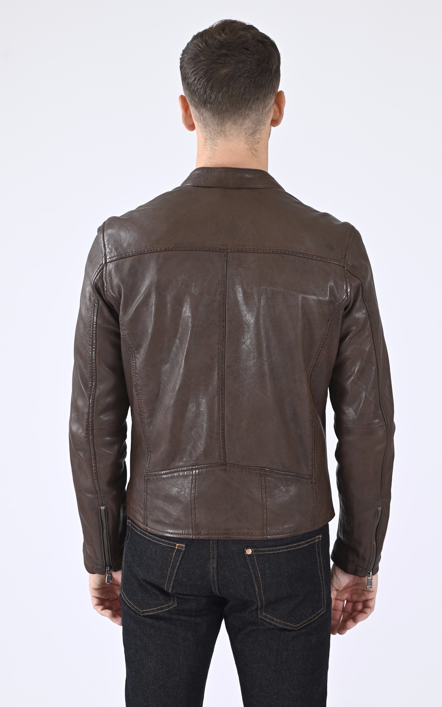 A &quot;GAFINO 101843&quot; Marron Daytona 73 Blouson Homme back photo 4