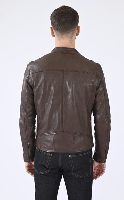 A &quot;GAFINO 101843&quot; Marron Daytona 73 Blouson Homme back photo
